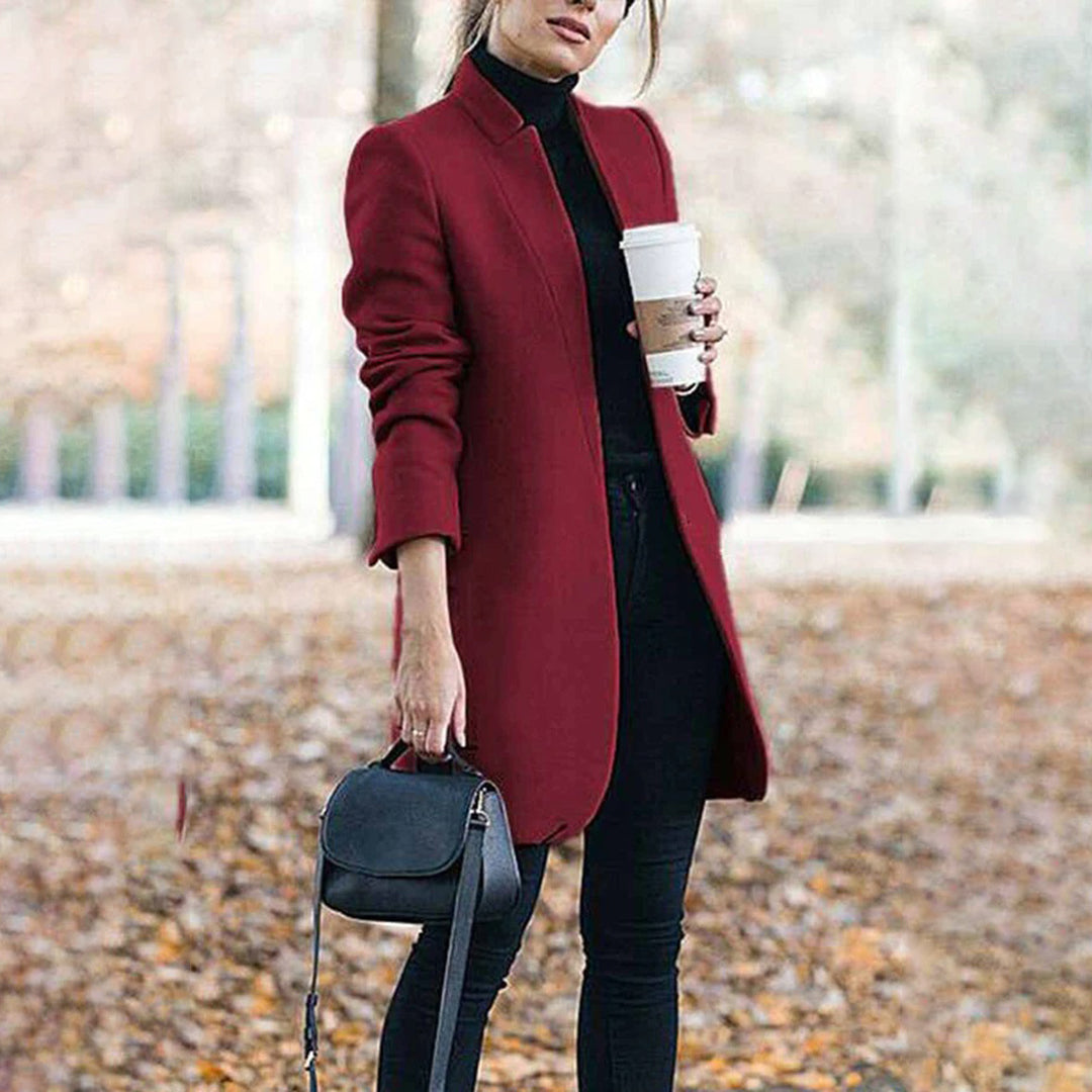 Women's Open Front Long Coat