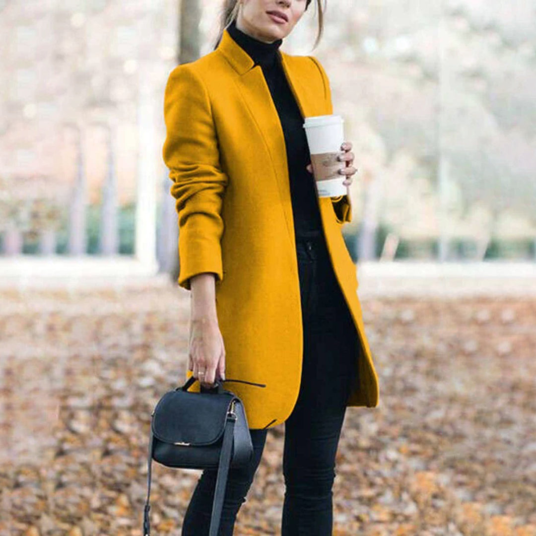 Women's Open Front Long Coat