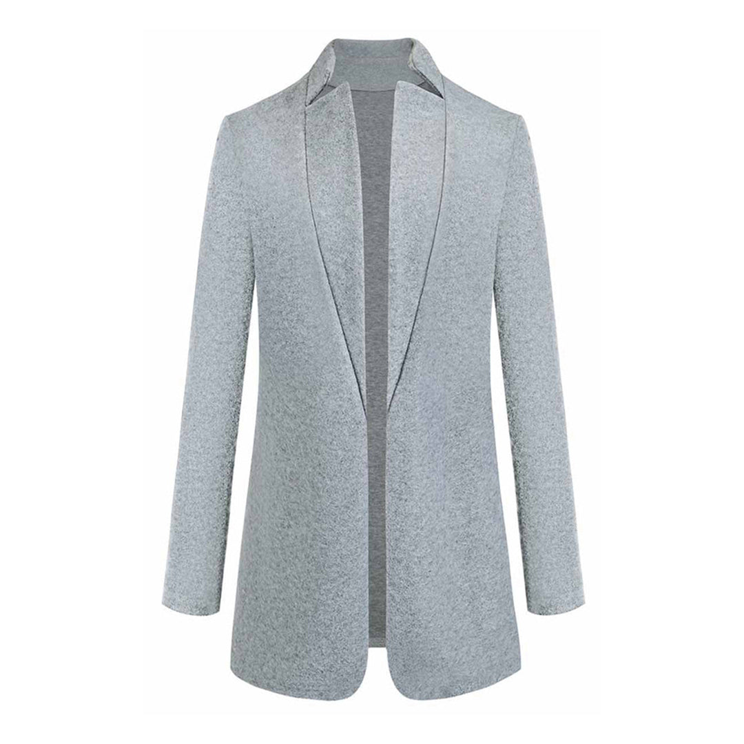 Women's Open Front Long Coat