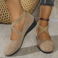 Women's Orthopedic Wedge Heel Strap Shoes