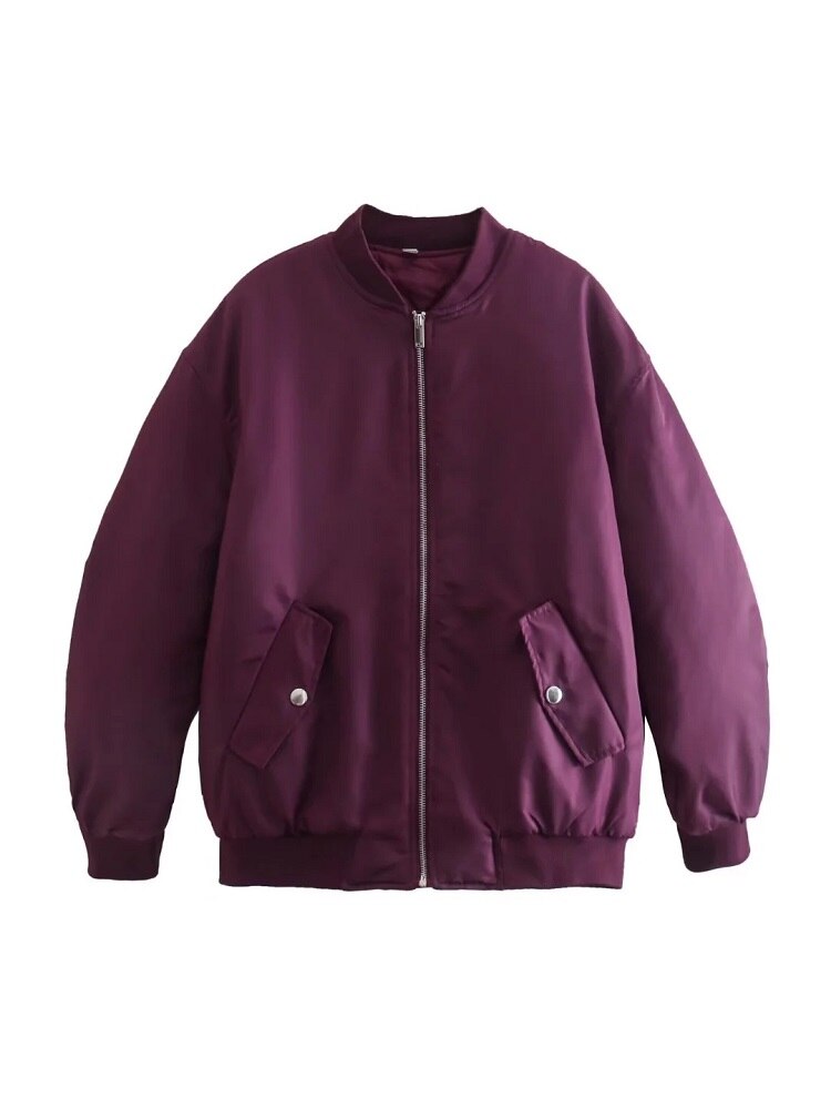 Women's Oversized Bomber Jacket