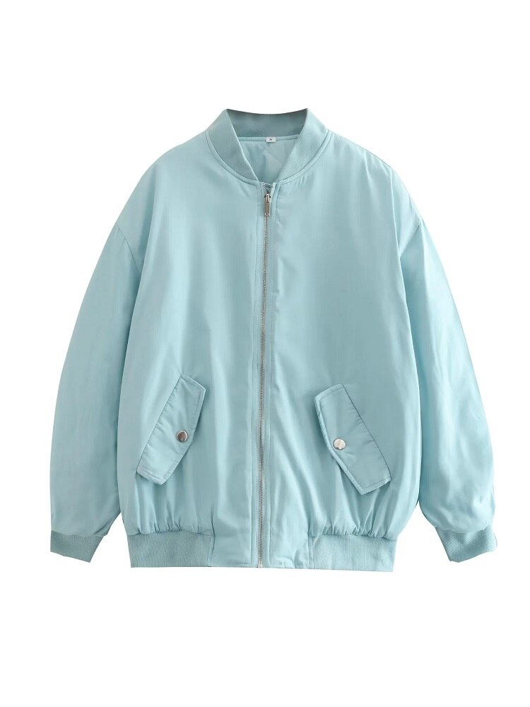Women's Oversized Bomber Jacket