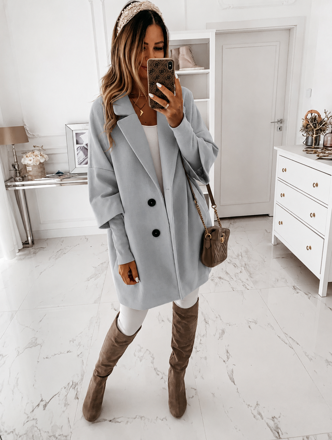 Women's Oversized Cocoon Coat
