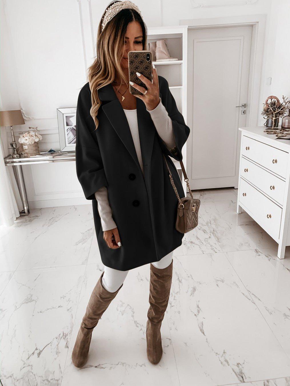 Women's Oversized Cocoon Coat