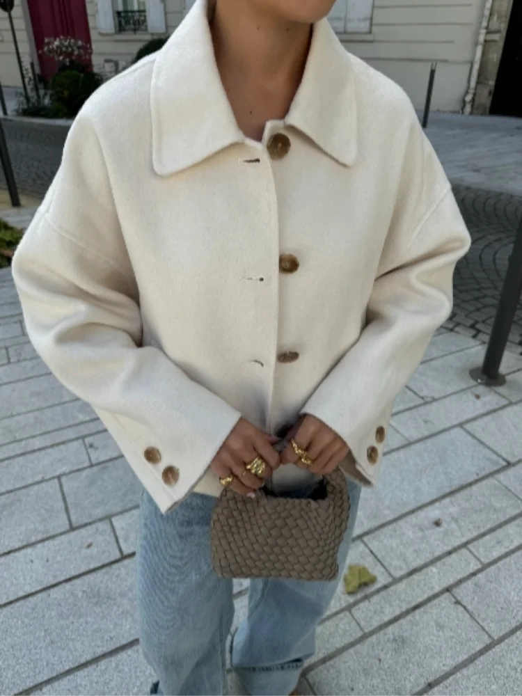 Women's Oversized Cropped Jacket
