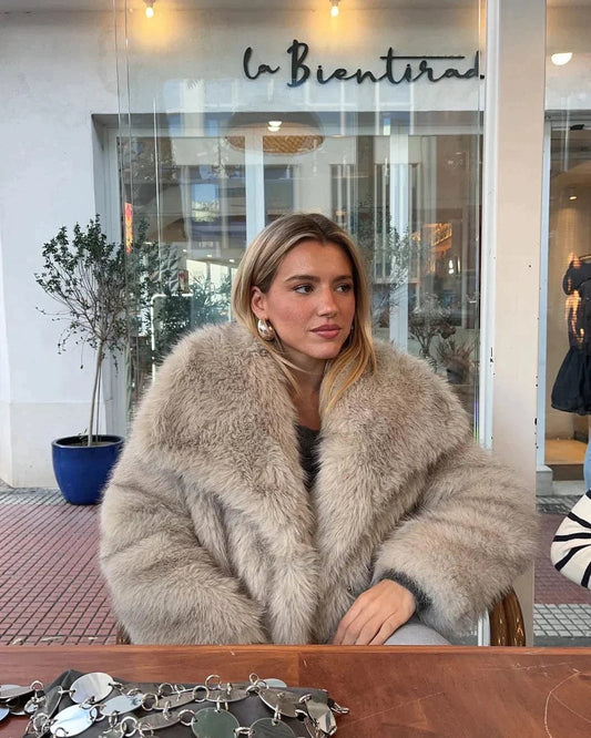 Women's Oversized Fur Jacket