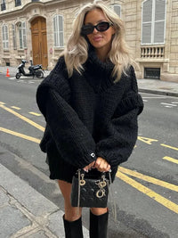 Women's Oversized Knit Sweater Dress