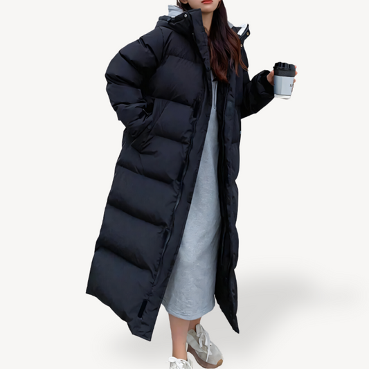 Women's Oversized Long Puffer Jacket