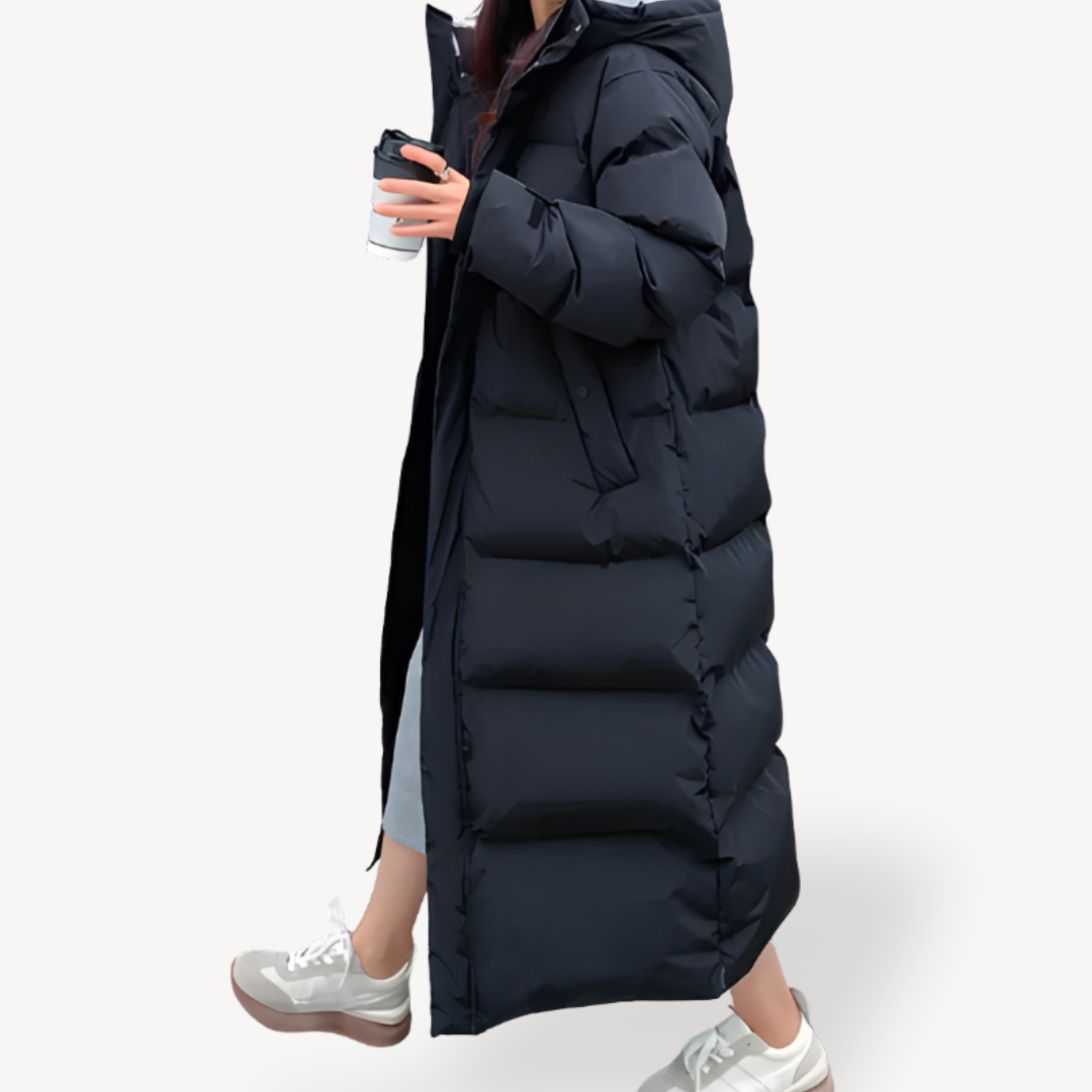 Women's Oversized Long Puffer Jacket