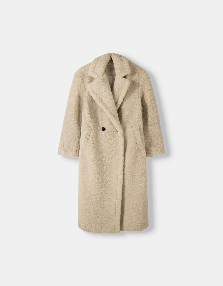 Women's Oversized Long Teddy Coat