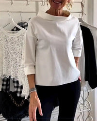 Women's Oversized Roll Neck Top