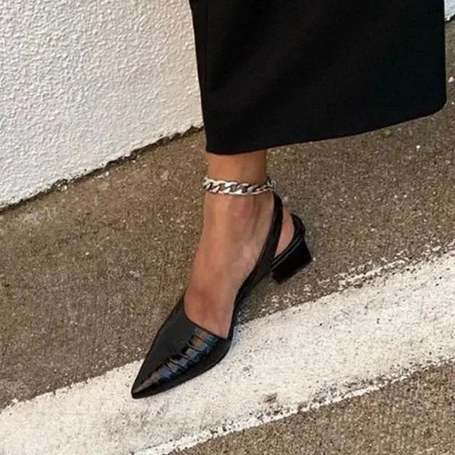 Women's Pointed-Toe Slingback Pumps
