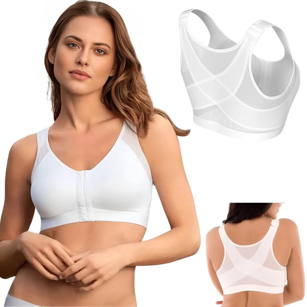 Women's Posture-Correcting Wirefree Bra - Comfortable Supportive Bra for Better Posture