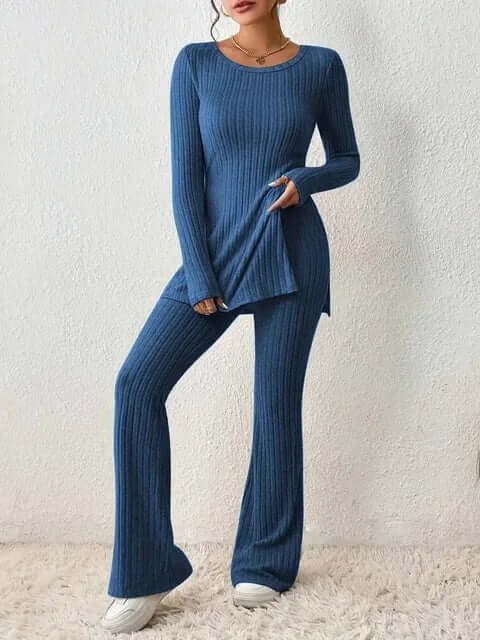 Women's Ribbed Knit Co-Ord Set