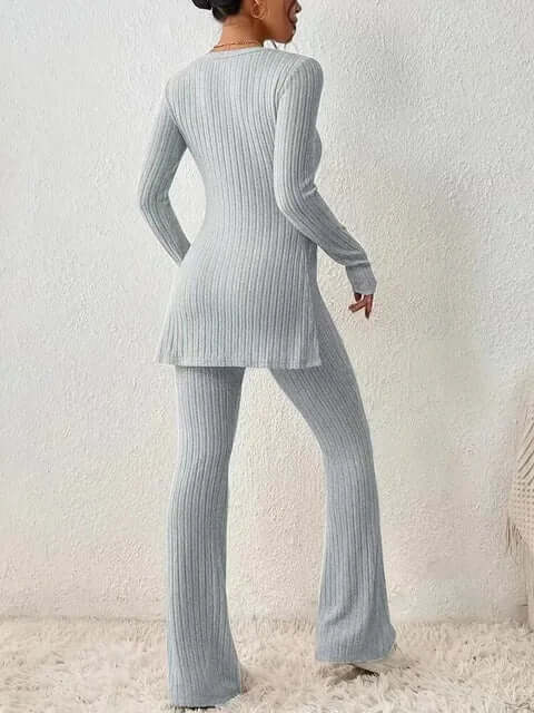 Women's Ribbed Knit Co-Ord Set