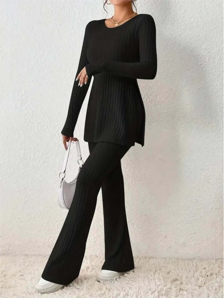 Women's Ribbed Knit Co-Ord Set