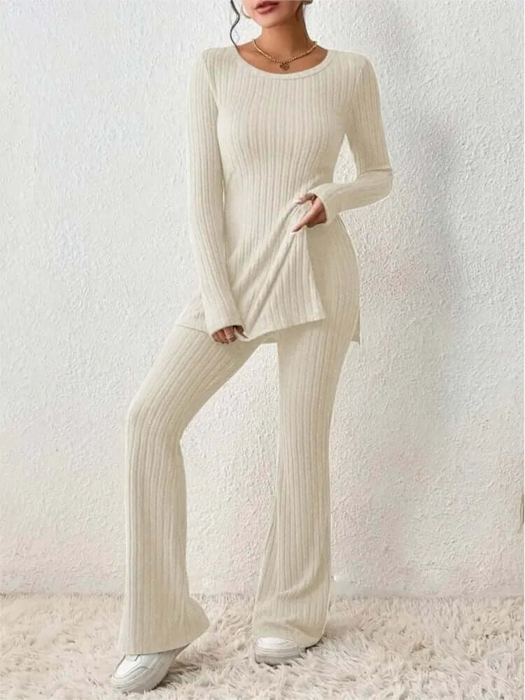 Women's Ribbed Knit Co-Ord Set
