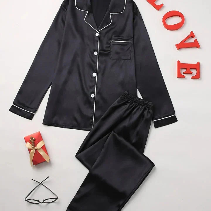 Women's Satin Pajama Set