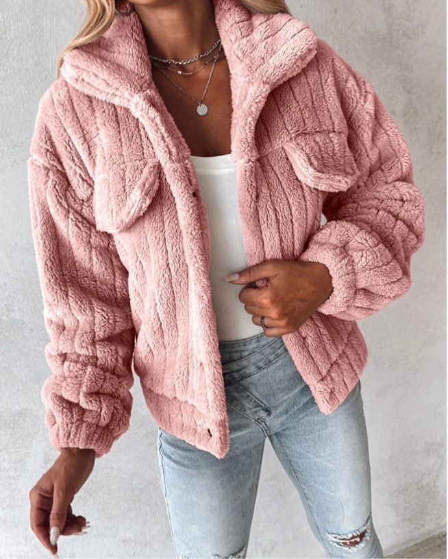 Women's Sherpa Collared Jacket