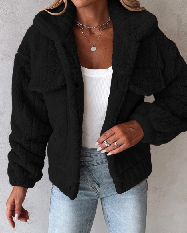 Women's Sherpa Collared Jacket