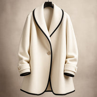 Women's Single-Breasted Trim Coat