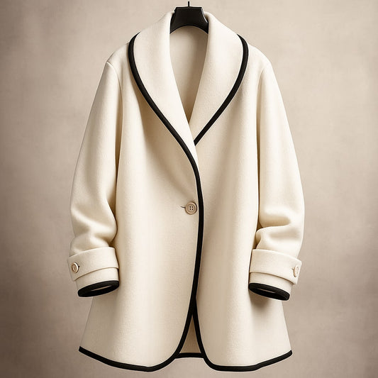 Women's Single-Breasted Trim Coat