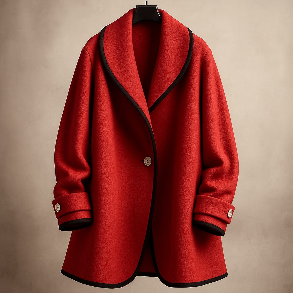 Women's Single-Breasted Trim Coat