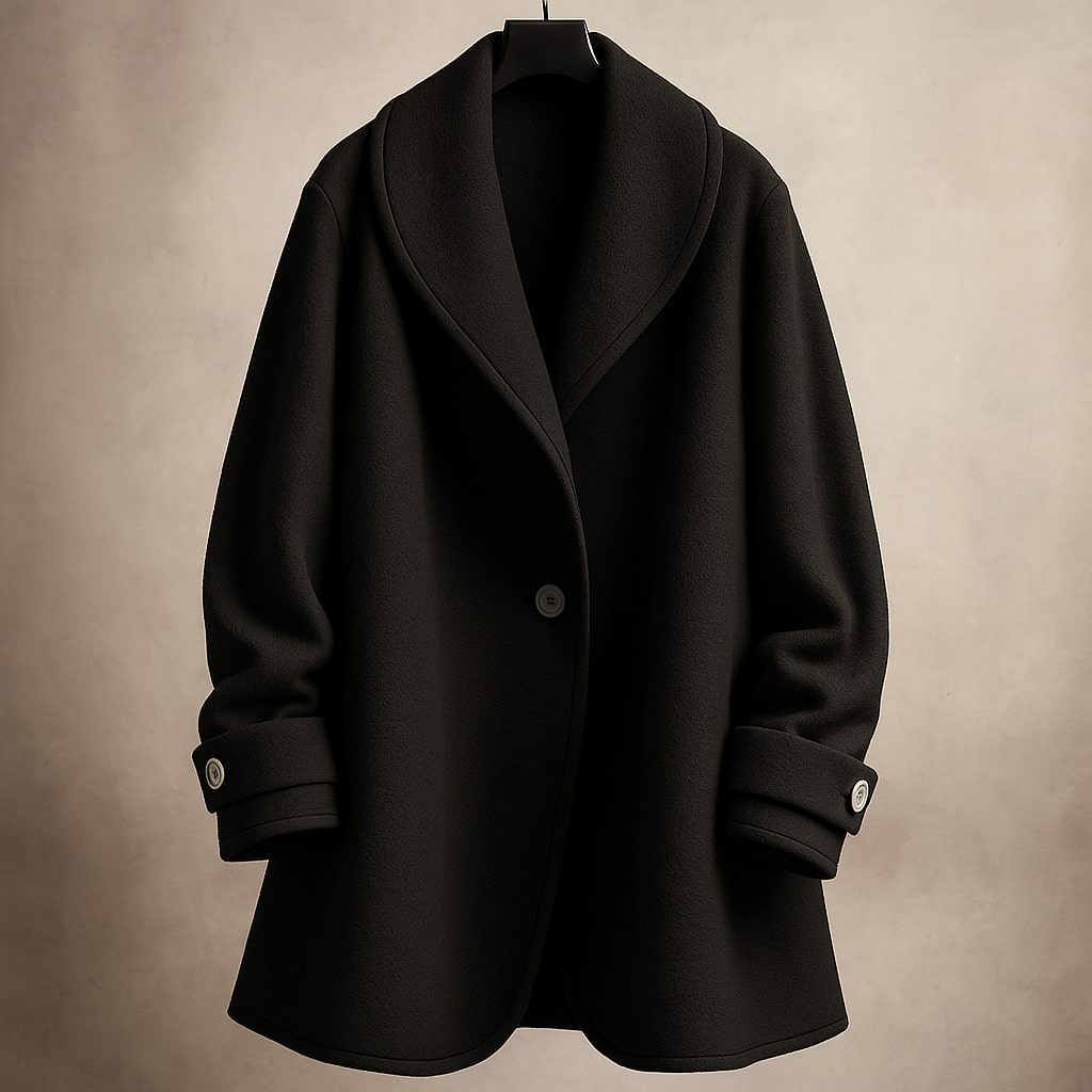 Women's Single-Breasted Trim Coat