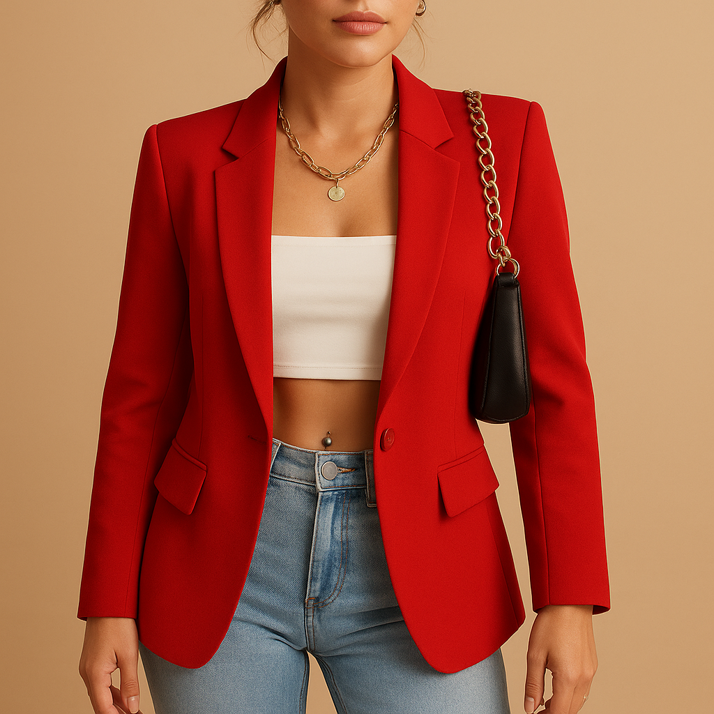 Women's Single-Button Blazer