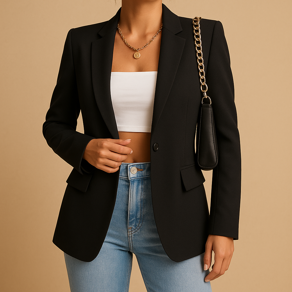 Women's Single-Button Blazer