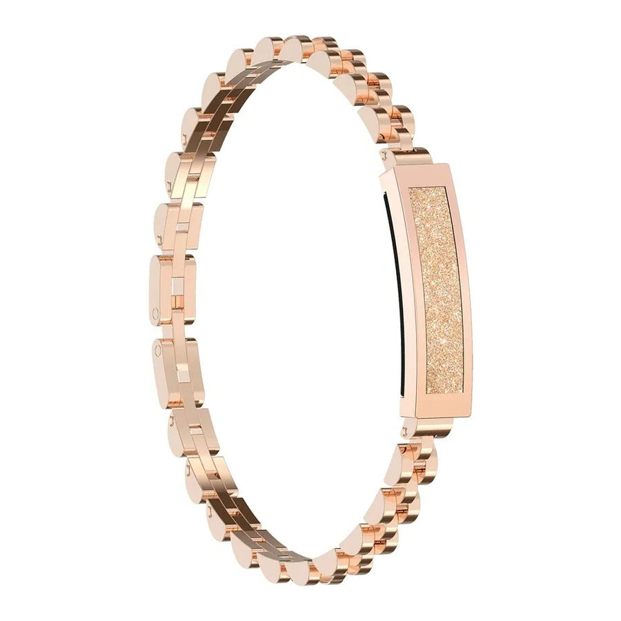 Women’s Smart Bracelet, Chain-Style Fitness Tracker with Heart Rate, Sleep, and Activity Monitoring