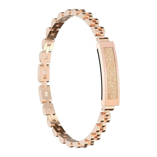Women’s Smart Bracelet, Chain-Style Fitness Tracker with Heart Rate, Sleep, and Activity Monitoring
