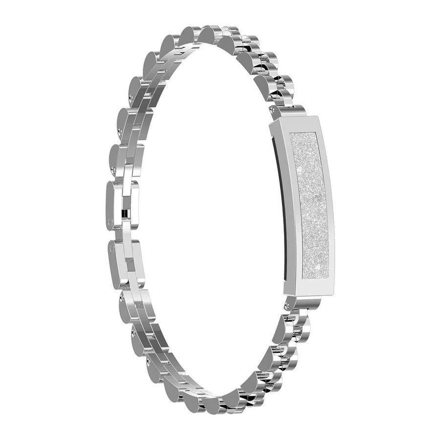 Women’s Smart Bracelet, Chain-Style Fitness Tracker with Heart Rate, Sleep, and Activity Monitoring