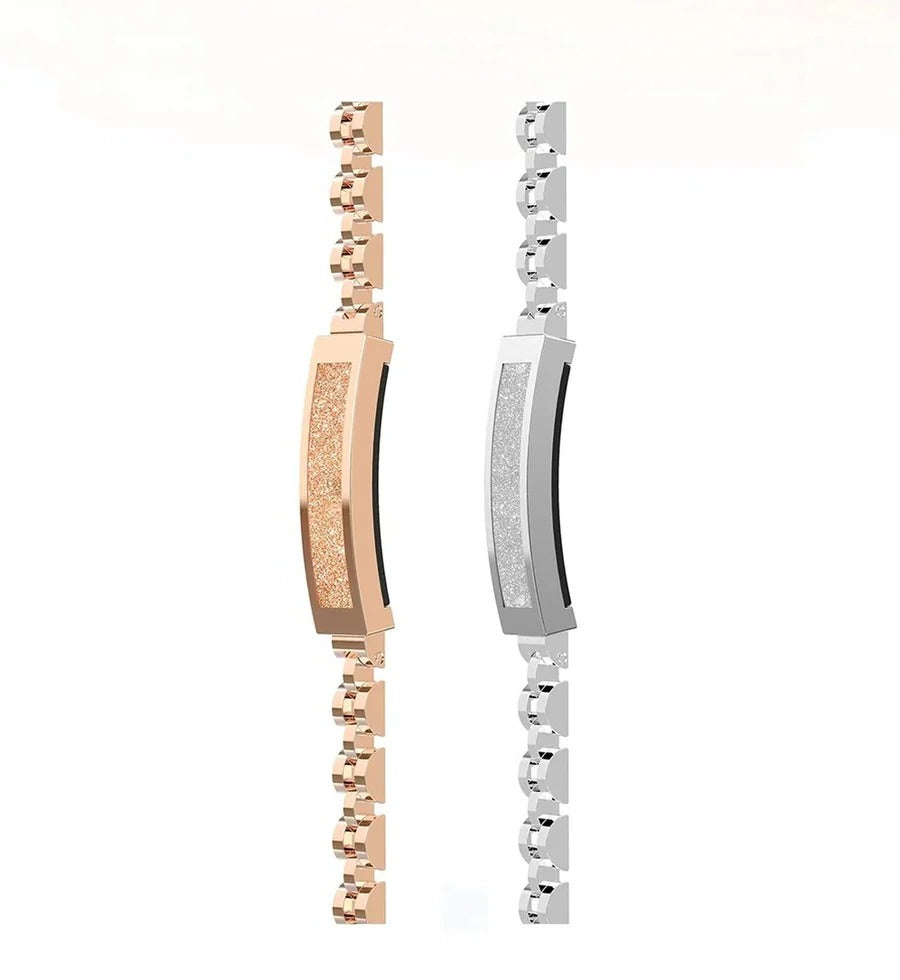 Women’s Smart Bracelet, Chain-Style Fitness Tracker with Heart Rate, Sleep, and Activity Monitoring