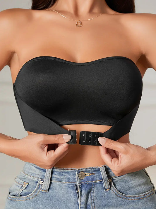 Women's Strapless Front-Closure Bra