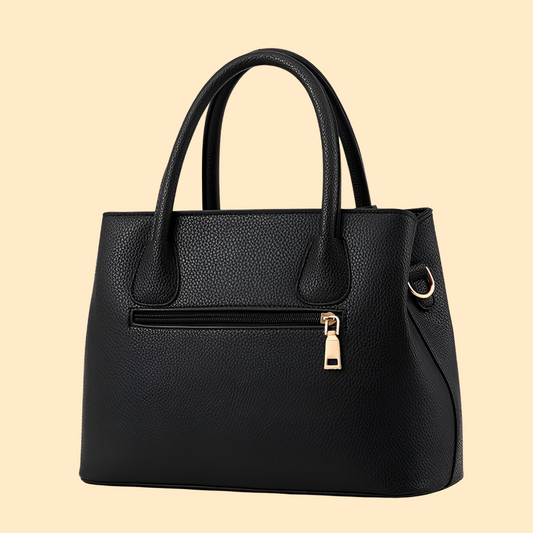 Women's Structured Handbag with Fringe Detail