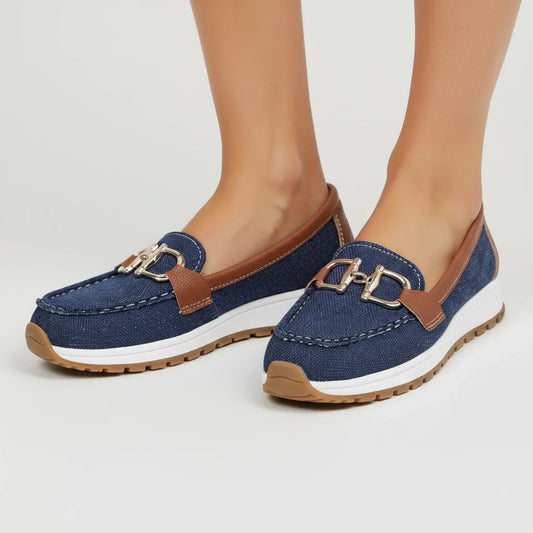Women's Suede Orthopedic Platform Loafers