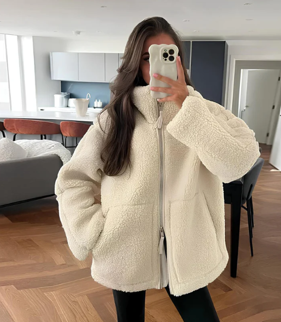 Women's Teddy Zip-Up Coat