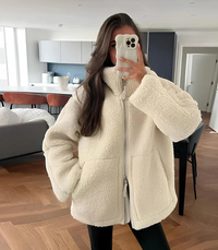 Women's Teddy Zip-Up Coat