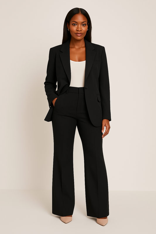 Women's Trouser Suit – Elegant & Fitted for Business & Summer