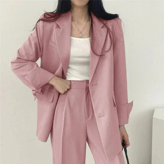 Women's Trouser Suit Set | Women's Suit for Work and Casual Wear