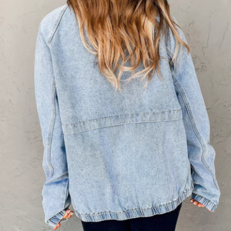 Women's Zip-Up Bomber Jacket