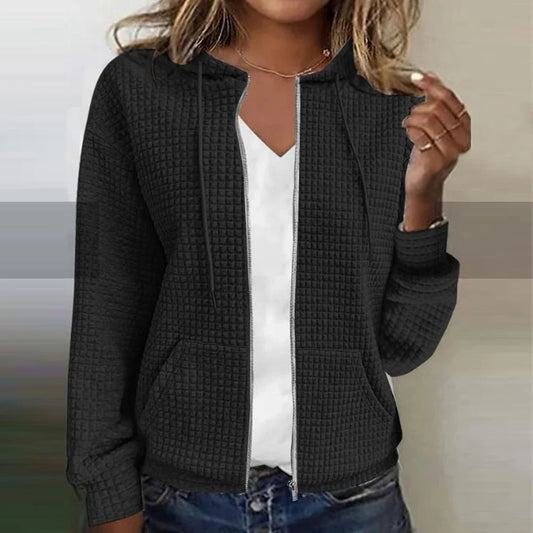 Women's Zip-Up Hooded Sweatshirt