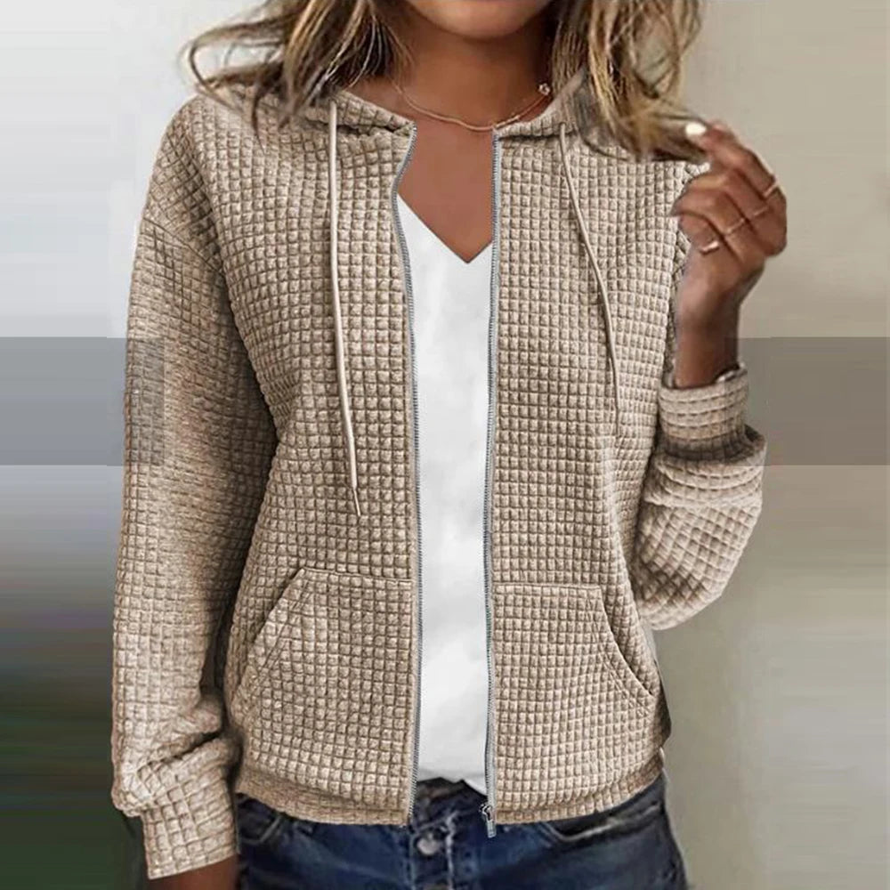 Women's Zip-Up Hooded Sweatshirt
